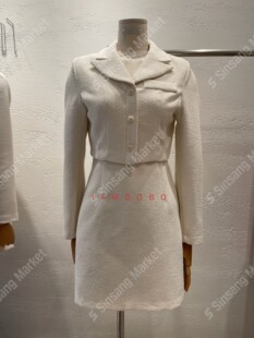 RUHOT 韩国直邮东大门正品 eeyou 2026春季 洋气假两件连衣裙 代购