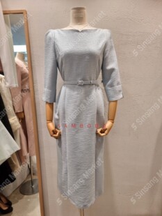 RUHOT 韩国直邮东大门正品 eeyou 2025春季 小香风腰带连衣裙 代购