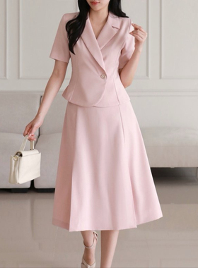 韩国直邮东大门正品代购2025夏季 1roha 优雅气质假两件连衣裙