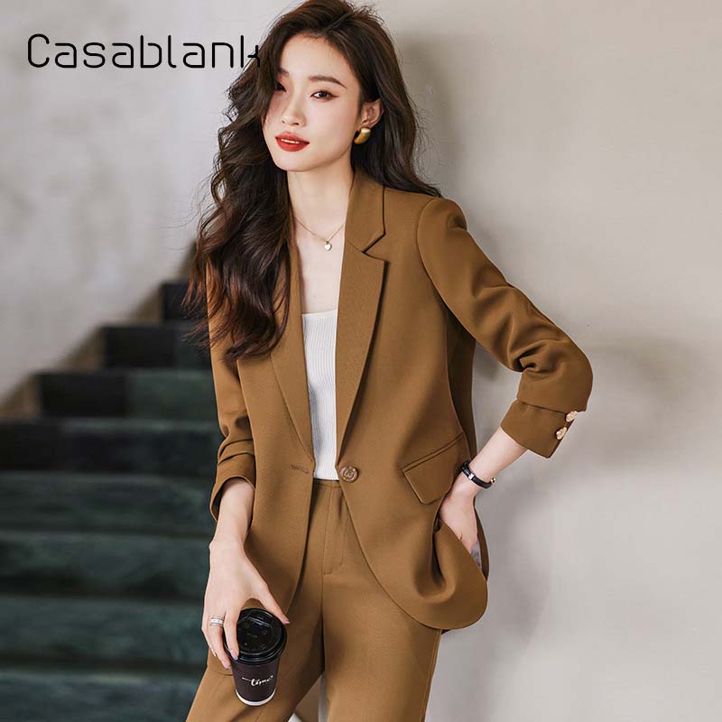 Casablank时尚西服套装通勤百搭