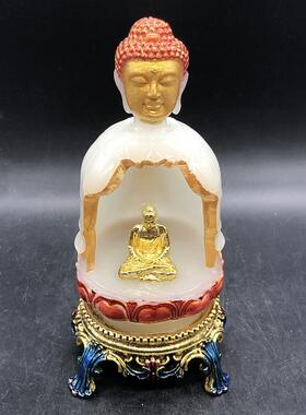 古玩杂项收藏仿古雕花福禄寿