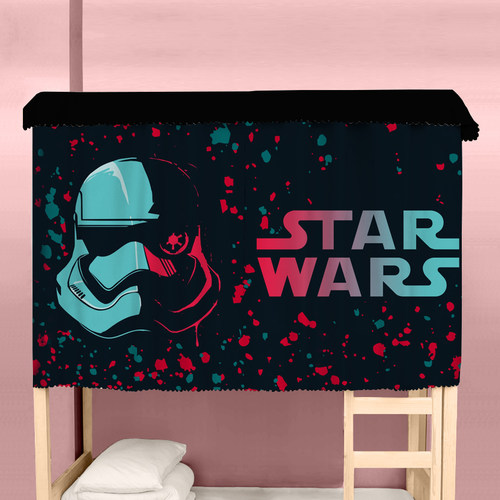 床帘星球大战StarWars学生宿舍寝室上下铺上床下桌遮光帘防尘蚊帐