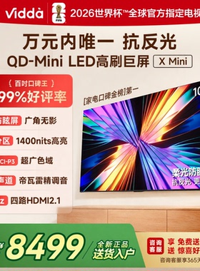 海信Vidda 发现X Mini 100英寸608分区QDminiLED大屏电视100VX3Q