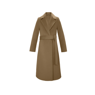 休闲时尚 Y26021女士毛呢大衣冬季 中长款