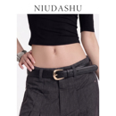 牛大叔NIUDASHU皮带女小众设计款百搭腰带女简约通勤新款韩版时尚