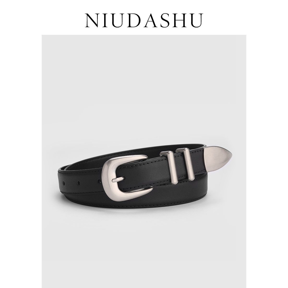 春季新款皮带女装饰简约百搭装饰牛仔裤显瘦腰带牛皮潮黑男女款潮