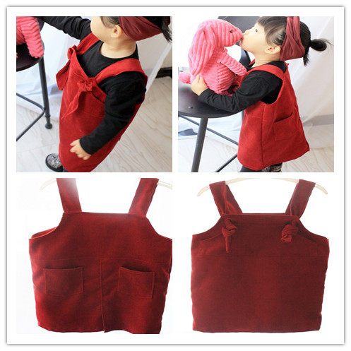 Robe enfant en velours côtelé - Ref 2045044 Image 1