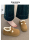 Женские мокасины birkenstocks в горошек на толстой подошве и бархате; новинка 2025 года; осенне-зимние мокасины; хлопковая обувь Birkenstocks; теплые зимние ботинки mini 0