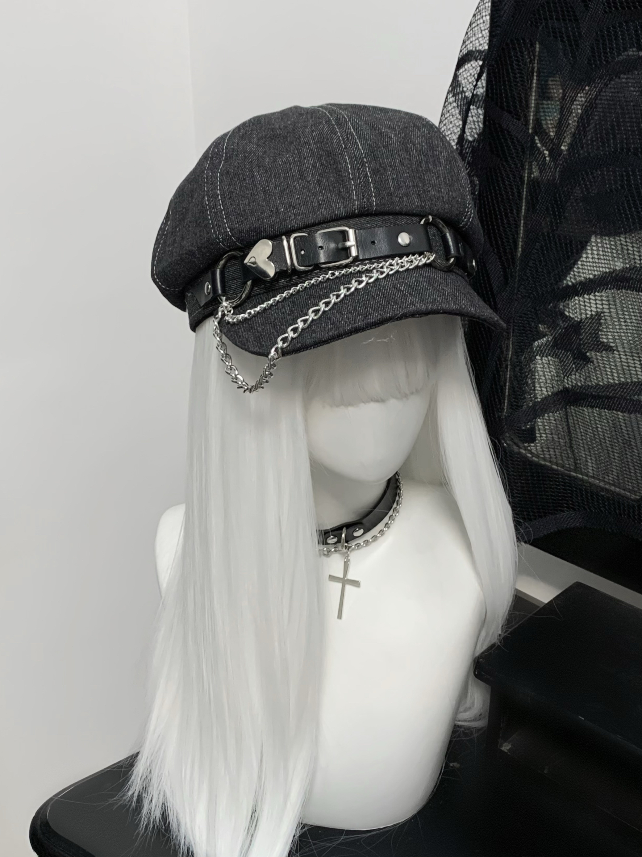 原创亚文化贝雷帽画家帽