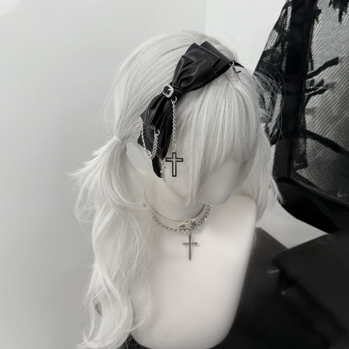 亚文化蝴蝶结原创暗黑发箍