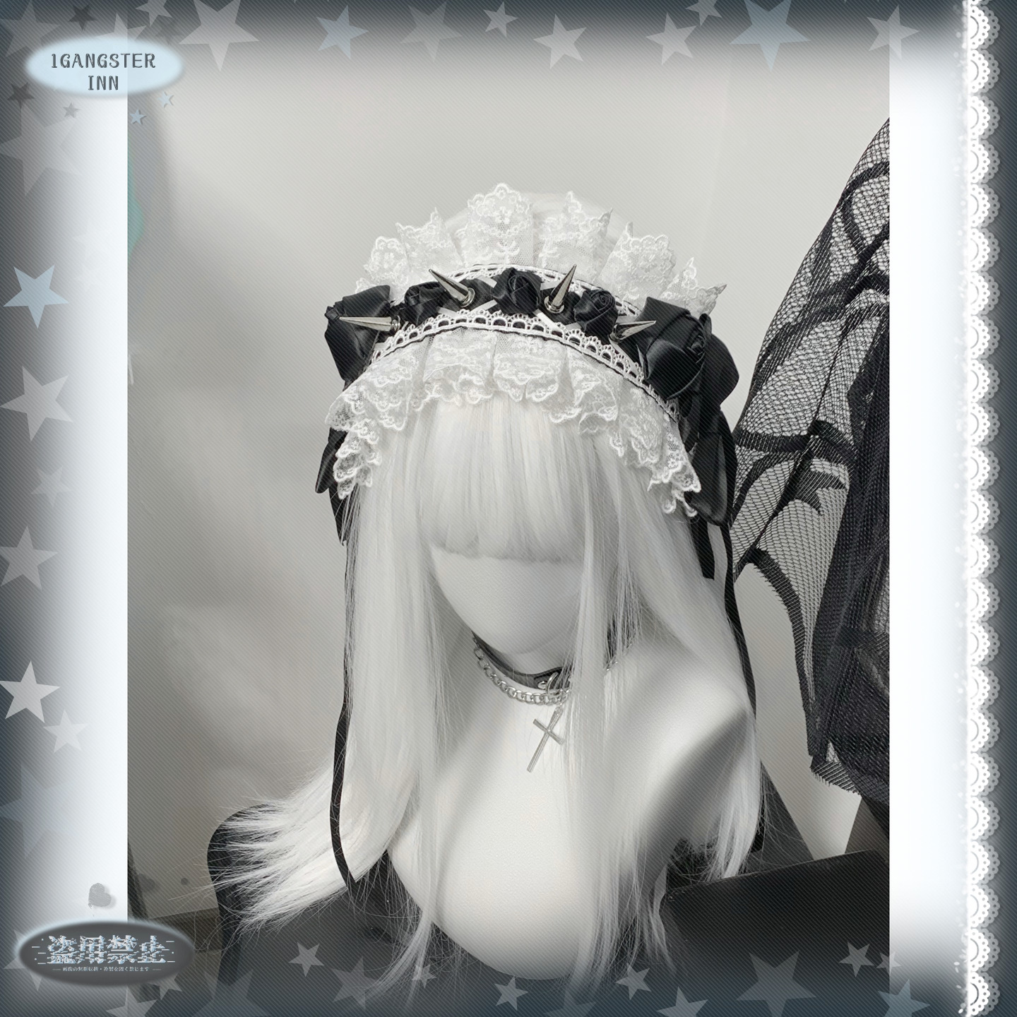 1Gangster Inn原创手做发带