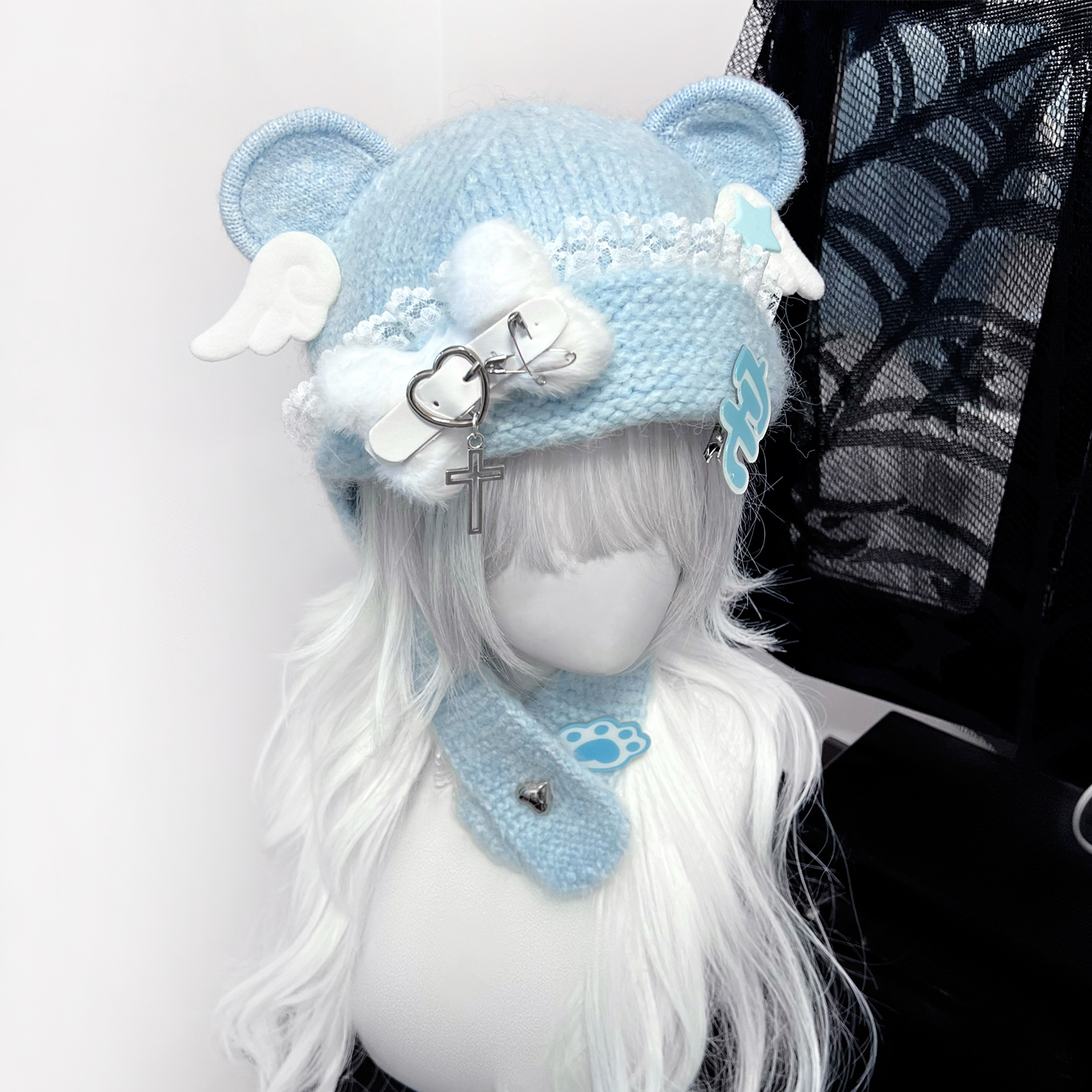 1GangsterInn原创甜美毛线帽