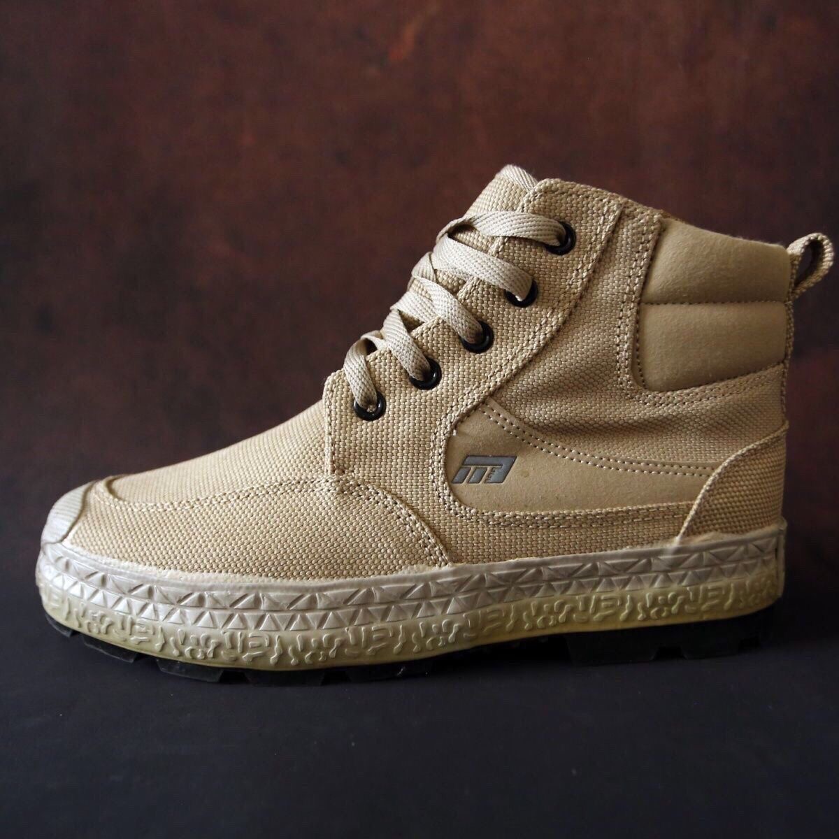 强步1137户外高帮作训鞋中帮防滑耐磨透气软底工作解放鞋劳保胶鞋