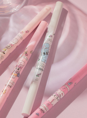 FLORTTE/花洛莉亚BUNNY联名双头眼线胶笔刷持久化妆眼线胶笔升级