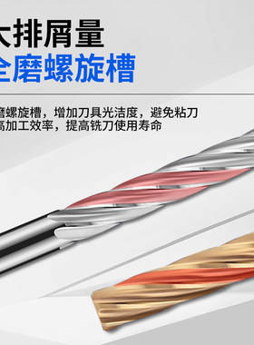钨钢螺旋铰刀2.81 2.82 2.83 2.84 2.85 2.86 2.89*100L加长绞刀