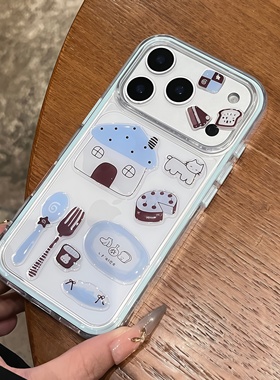 气囊二合一DIY贴纸新款苹果17系列适用于iphone17promax专用16新机情侣15超火14独特好看的13pro防摔保护壳ip