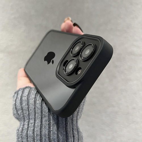 全包镜头防摔透明苹果14手机壳