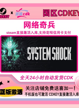 Steam正版 网络奇兵 国区CDKEY 激活码 下单现货秒发System Shock