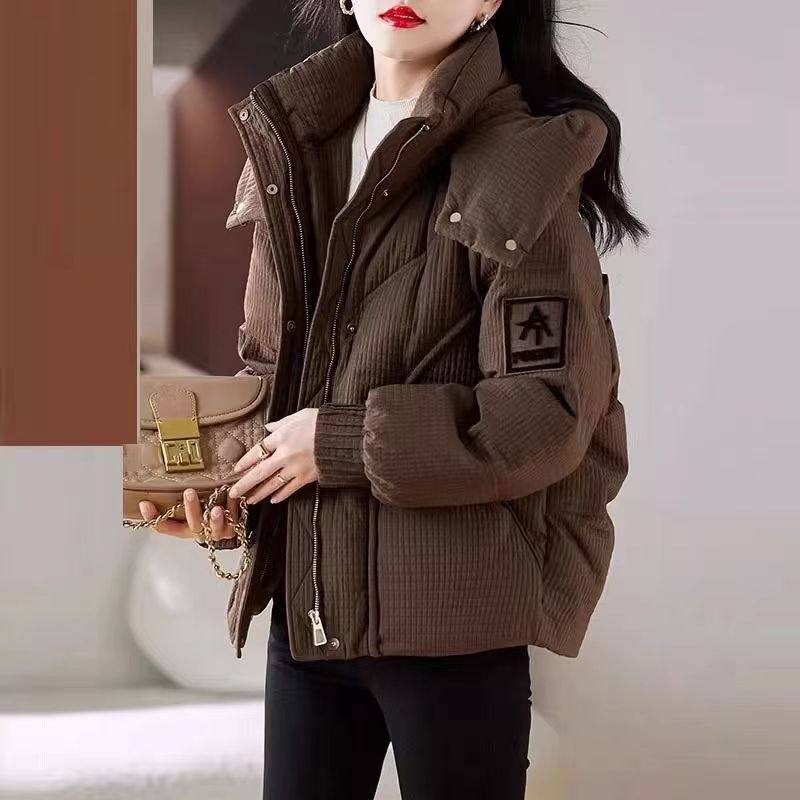 短款外套羽绒棉服女冬季2025新款小个子高端洋气时尚加厚棉衣棉袄