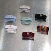 韩国东大门baket发饰复古花朵气质发夹插扣发梳造型盘发插梳