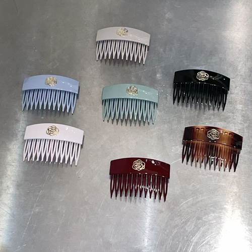 韩国东大门baket复古花朵发梳