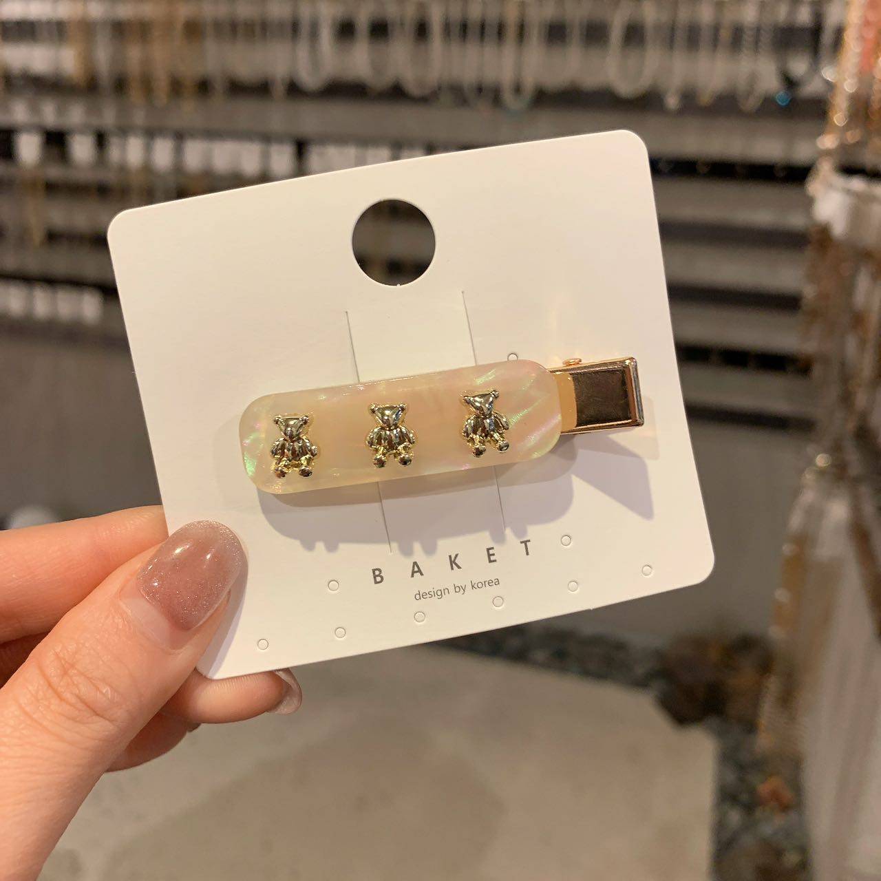 2.14韩国东大门baket直播发饰金色小熊方板材鸭嘴夹刘海边夹发夹,饰品/流行首饰/时尚饰品新,发饰,淘宝优惠券,粉丝福利购,淘宝优惠卷