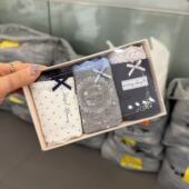 套盒三条装 3.16韩国东大门flora新款 蕾丝格纹小狗内裤