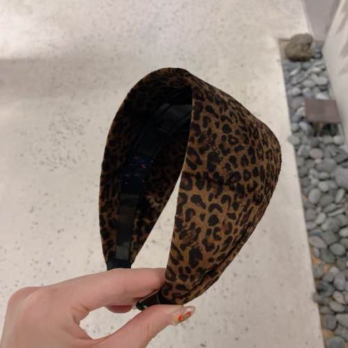 韩国baket豹纹宽边发箍