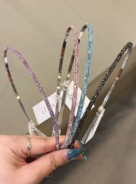 4.22韩国东大门baket发饰闪亮彩钻超细发箍