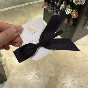 12.26韩国东大门nyunyu丝带打结蝴蝶结鸭嘴夹