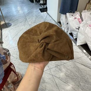 9.14韩国the hat二号店打结蝴蝶结小众贝雷帽显脸小