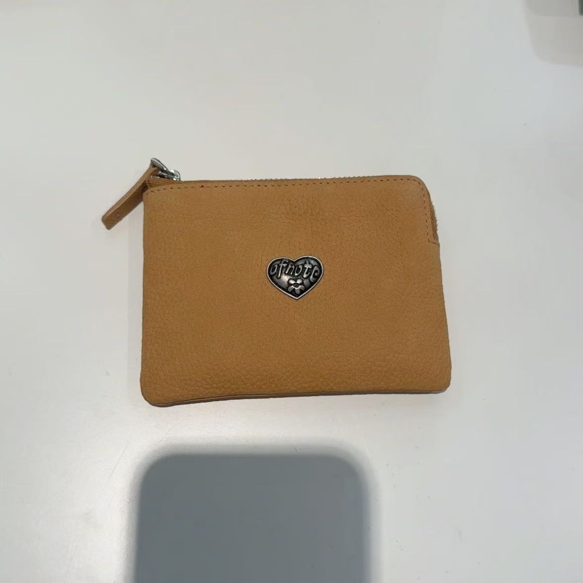 7.20韩国东大门bucksleather女包手工真皮小包拉链零钱包