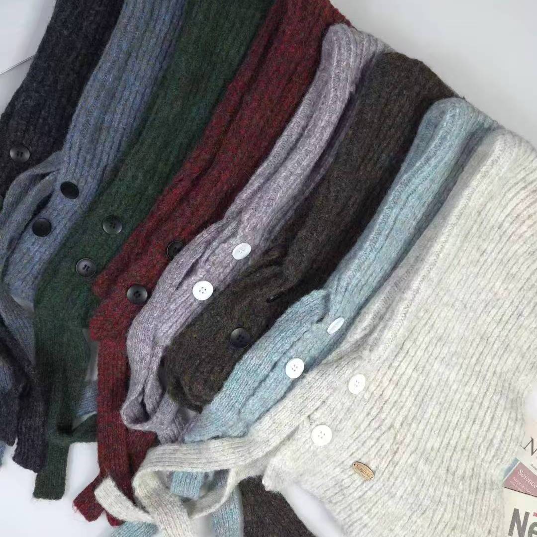 10.26韩国东大门the hat二号店秋冬新款蝴蝶结针织毛线帽