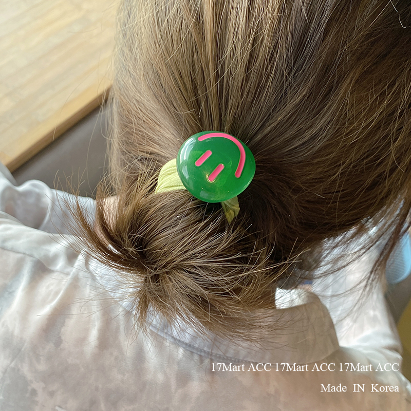 韩国可爱笑脸橡皮筋发圈头绳