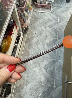 11.17东大门韩国AZ彩色大号棒棒糖一字夹