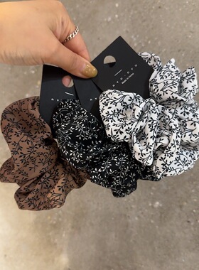 9.13韩国nyunyu发饰碎花甜美大肠发圈