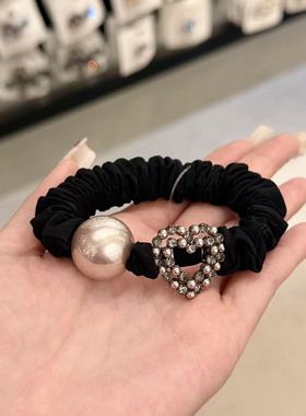 12.30韩国东大门baket发饰珍珠闪钻爱心面膜发绳发圈