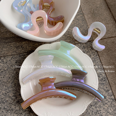 韩国夏季人鱼姬抓夹高马尾固定神器发夹松弛感盘发后脑勺鲨鱼夹