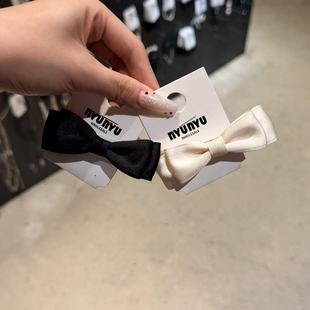 12.26韩国东大门nyunyu缎带蝴蝶结鸭嘴夹