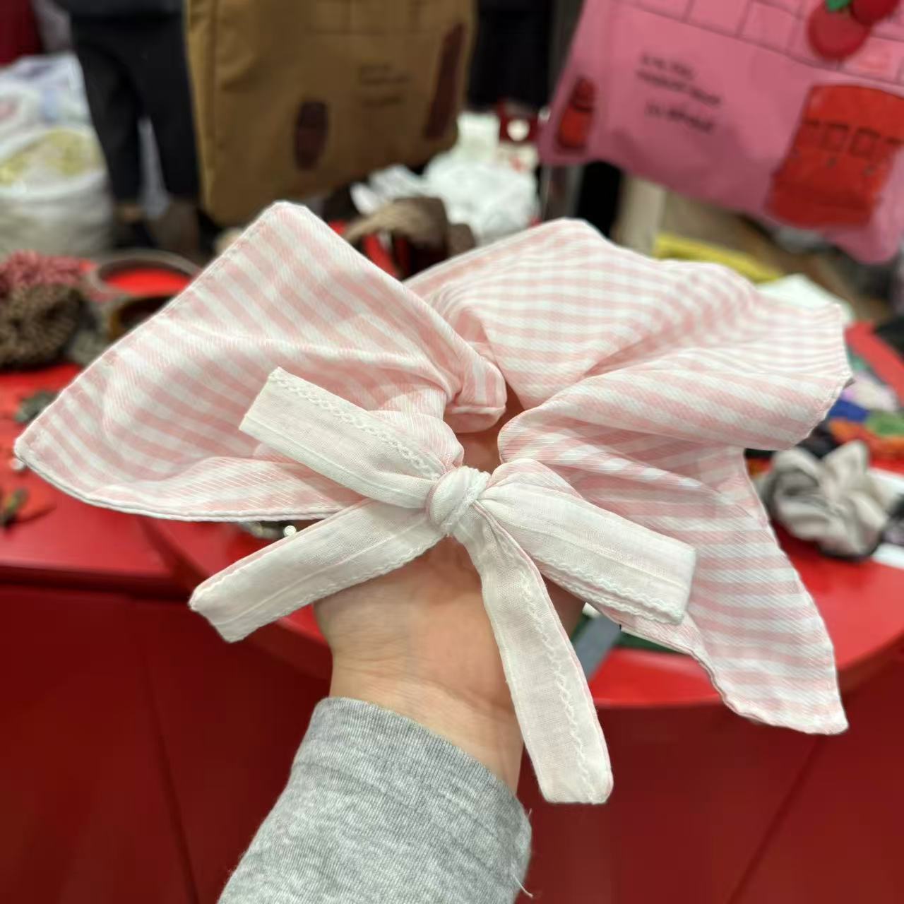 11.13韩国东大门Trois de LEI印花丝巾方巾大肠发圈发箍打折合集