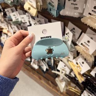 3.20韩国东大门nyunyu发饰镂空花朵可爱抓夹