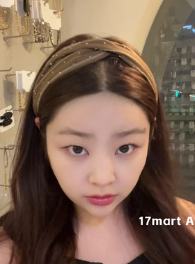 8.16韩国东大门baket发饰高级感条纹复古布艺发箍高颅顶外戴头箍