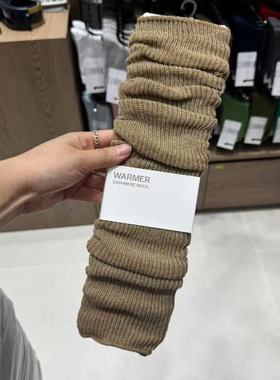 10.23东大门韩国BIARRITZ纯色秋冬纯色袜套踩脚显瘦