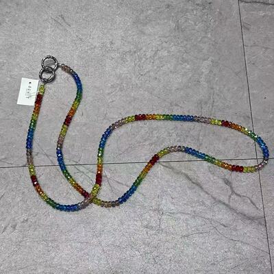 4.21直播韩国baket超闪彩虹彩色串珠长手机挂件