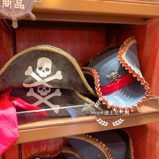 海盗帽子船长遮阳帽礼物 上海迪士尼国内