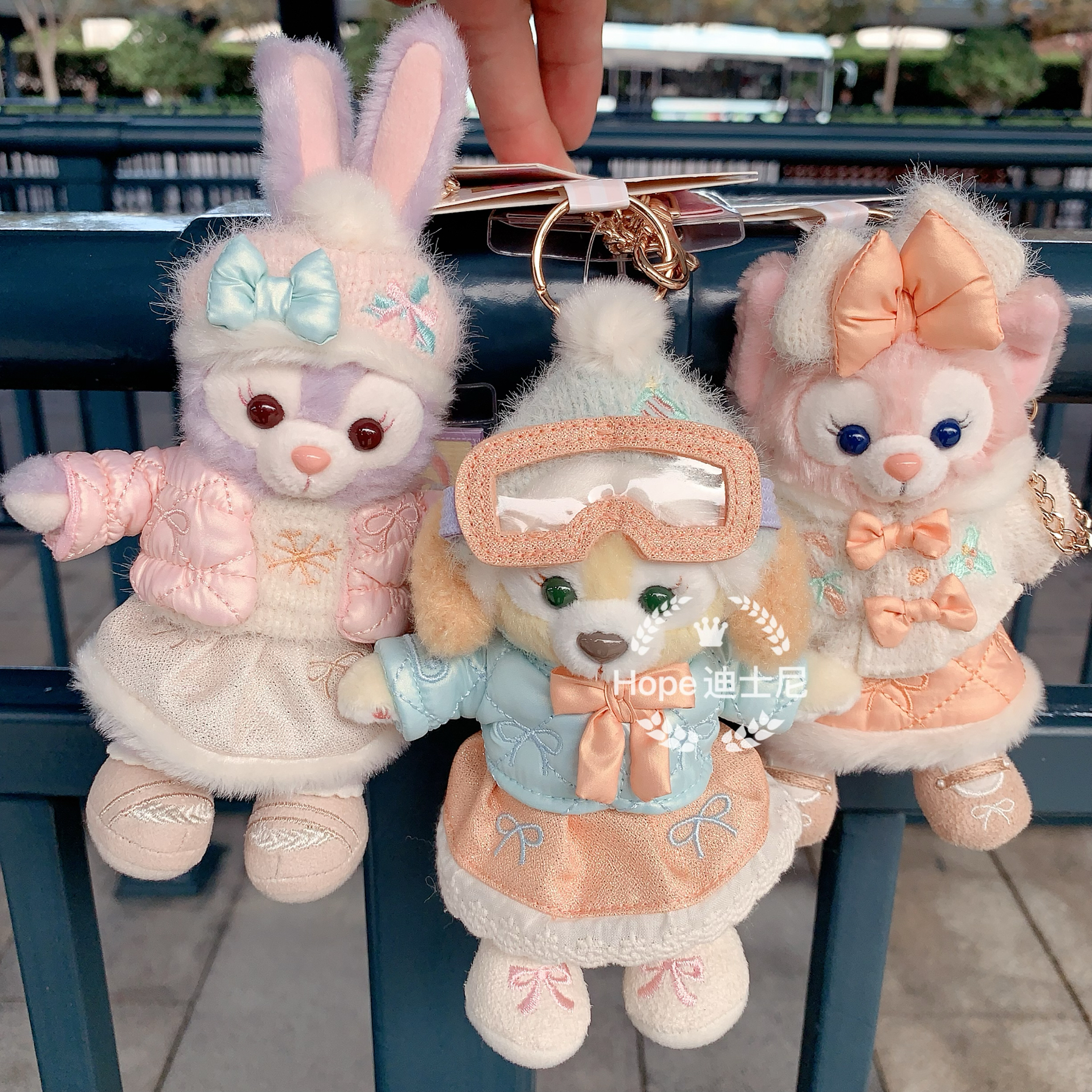 2025冰雪伙伴玲娜贝儿可琦安星黛露毛绒挂件公仔玩偶 上海迪士尼