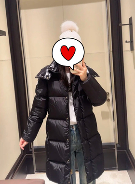 Juicefish轻盈保暖！高货王炸！黑白巧克力Litt*长款白鹅绒羽绒服