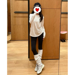 套头衫 Love莫代尔拉绒瑜伽长袖 女 秋冬打底刚需 Juicefish露同料