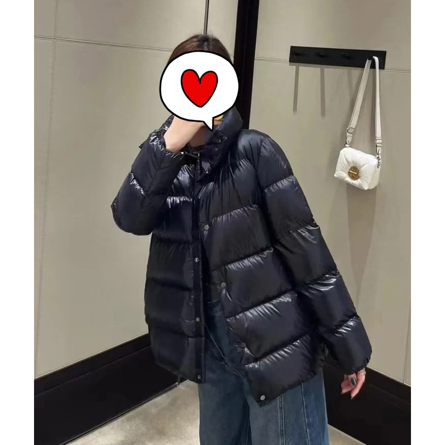 Juicefish超蓬松！鹅绒！今年心头爱！mon*云朵小立领羽绒服女