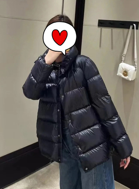 Juicefish超蓬松！鹅绒！今年心头爱！mon*云朵小立领羽绒服女